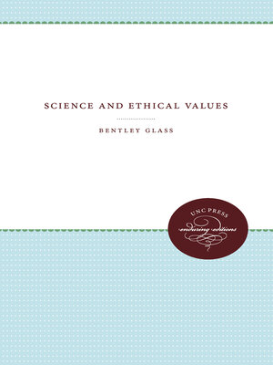 cover image of Science and Ethical Values